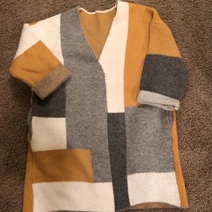 Long cardigan sweater